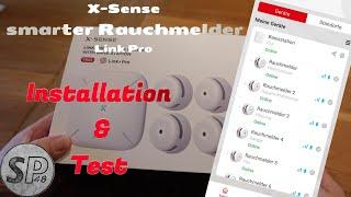 x sense LINK Pro smarter Rauchmelder: Installation und Test