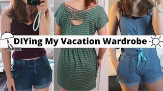 I DIY'd My Vacation Wardrobe | sewing all my clothes