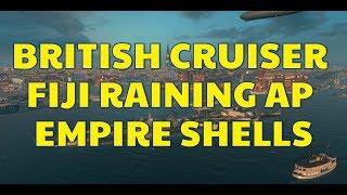 British Cruiser Fiji   Raining down AP on the British Empires enemies