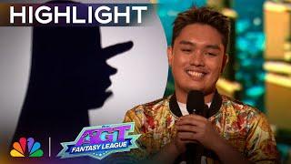 Shadow Ace WOWS the judges with amazing hand shadows! | AGT: Fantasy League 2024