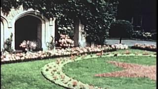 Winston Churchill, Harry Truman and Joseph Stalin at Cecilienhof Palace in Postda...HD Stock Footage