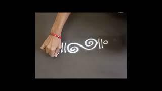 simple and small rangoli border designs