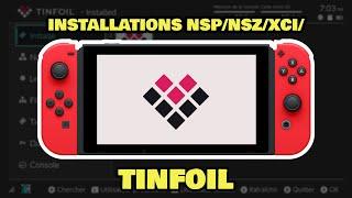 TINFOIL - INSTALLATIONS DE VOS FICHIERS NSP/NSZ/XCI (glisser/déposer) - Alternative à DBI