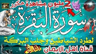 سورة البقرة كاملة مكررة بصوت اكثر من رائع لطرد الشياطين والجن والسحر والحسد والعين surat albaqara