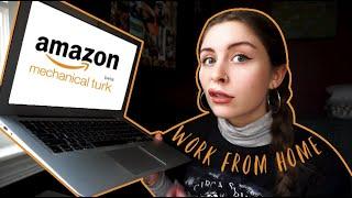 FIRST AMAZON MTURK EXPERIENCE + how much I made working from home!