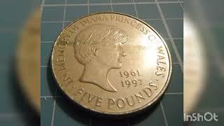 Great Britain 1999 Diana Princess of Wales £5 coin