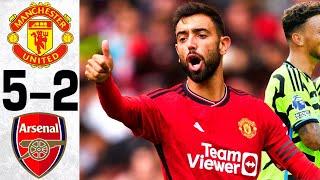 Man Utd vs Arsenal 5-2 - All Goals and Highlights - 2024  BRUNO