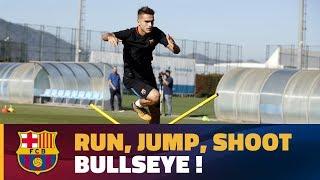 Enjoy Barça's multi-skill training drill