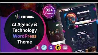 Future – AI Agency & Technology WordPress Theme 2.50 $ Only