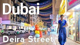 Dubai [4K] Naif Deira, Al Murar Deira Street Walking Tour 