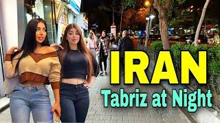 Tabriz City NightLife!!Night walk in luxury neighborhood | IRAN ایران