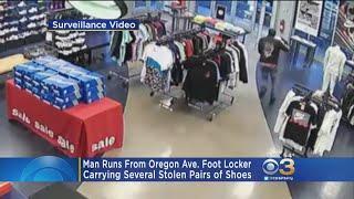 Police: Man Runs From Foot Locker After Stealing Several Boxes Of Shoes