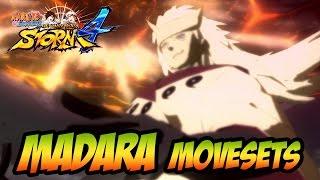 Naruto Ultimate Ninja Storm 1-4 - Madara Movesets