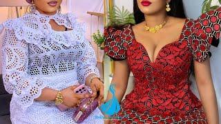 Beautiful Ankara Wax Print Dress For Ladies |Ankara Skirt & Blouse Styles |Lace Styles /Loincloth