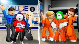 POLICE vs CRIMINAL Family | Maizen Roblox | ROBLOX Brookhaven RP - FUNNY MOMENTS