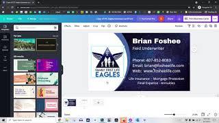 Make FFL Eagles business cards