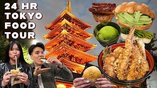 24-Hour TOKYO FOOD TOUR | 9 Spots in a Day!