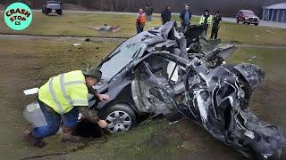106 Impactantes Accidentes de Coche 2025: Imprudencias al Volante Captadas en Cámara. #148