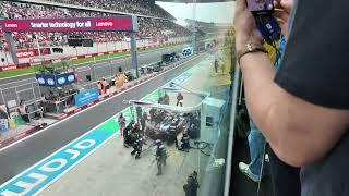 Alpine pit accident at Shanghai F1 2024