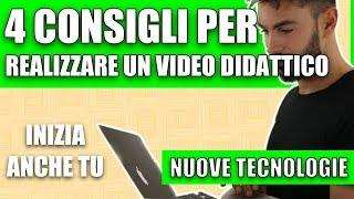 4 consigli per costruire un video didattico [scuola-didattica]