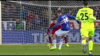 Il gol di Schick - Sampdoria - Bologna - 3-1 - Giornata 24 - Serie A TIM 2016/17