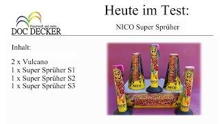 Heute im Test: NICO Super  Sprüher inkl. "Schummelvulkane"