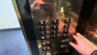 Tricked!!! Otis Traction Elevators @ Harveys Lake Tahoe Mountain Tower. Stateline, NV