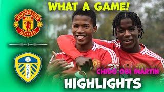 Manchester United u18 vs Leeds u18 | Premier League Cup | Highlights 23-11-2024