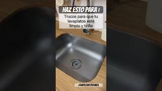 Como limpiar el lavaplatos #limpieza #hogar #tips #shorts #lifehacks #home #casa #trending #clean