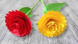 How To Make Easy And Beautiful PAPER FLOWER / DIY PAPER FLOWER / Easy Paper Crafts