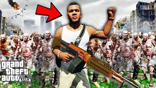 Franklin ESCAPE The BIGGEST ZOMBIE Apocalypse in GTA 5 | SHINCHAN and CHOP