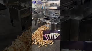 Horn Shape Wafer Cone Machine|Torch Shape Ice Cream Cone Maker|Wafer Cup Making Machine#icecreamcone