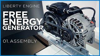 How to Generate Free Energy with a Car Alternator and Electric Motor - Liberty Engine