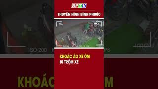 Khoác áo xe ôm đi trộm xe #shorts  | BPTV