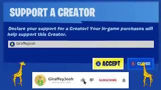 Support GiraffeyJosh
