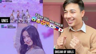 UNIS Performs Dream Of Girls  | LIVE on My Stage 마이스테이지 | AFREECA TV | REACTION