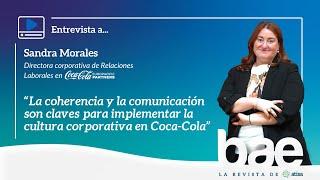 Sandra Morales, Directora corporativa Relaciones Laborales de Coca-Cola Europacific Partners Iberia