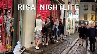 RIGA Latvia Wild NIGHTLIFE Walking Tour Old Town 