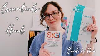 BACK TO UNI HAUL & ESSENTIALS / Start ins neue Wintersemester / Jurastudium, Fernuni Hagen