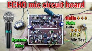 Echo mic board | mic echo delay board | mic echo circuit