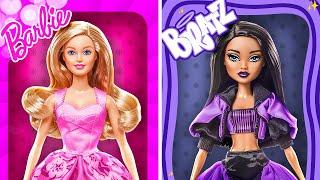  Barbie vs Bratz! Ultimate Doll Makeover Hacks & Tips 