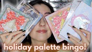 Holiday Palette Bingo 2024 with ColourPop, Oden's Eye, Nomad + Gourmande Girls!