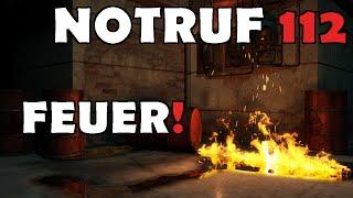 NOTRUF 112 - REALISTISCHE BRANDAUSBREITUNG + FEUER