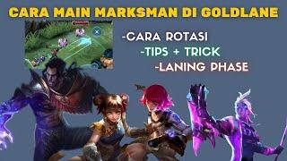 TUTORIAL CARA MAIN MARKSMAN MM DI GOLDLANE MOBILE LEGENDS, MM APA AJA BISA