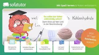 Nährstoffe – Bestandteile der Nahrung einfach erklärt – Biologie 7. & 8. Klasse