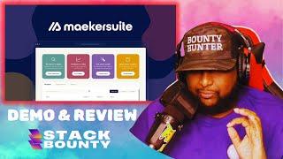  Maekersuite Review! AI Transforms Your YouTube Video Scripts  | Full Demo Inside! #appsumodeal