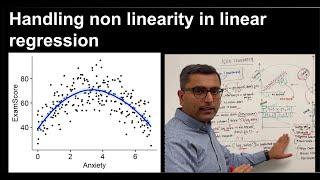 How to handle non linearity with linear regression