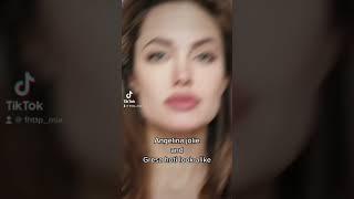 Angelina Jolie and Gresa Hoti look alike.  #bbvip #model #actress