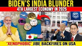 Biden's Jibe On India's Rise Backfires | India Outshines Japan in Global Economy | India GDP