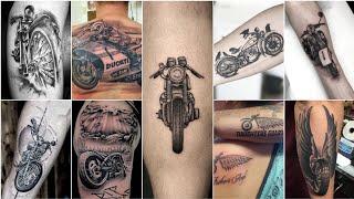 beautiful bike tattoo design 2021